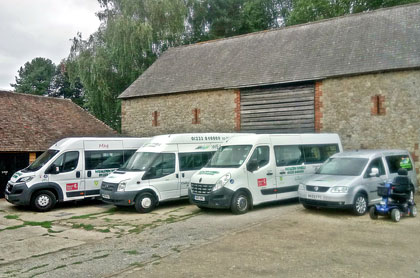 Wealden Wheels community based transport - our fleet 2018